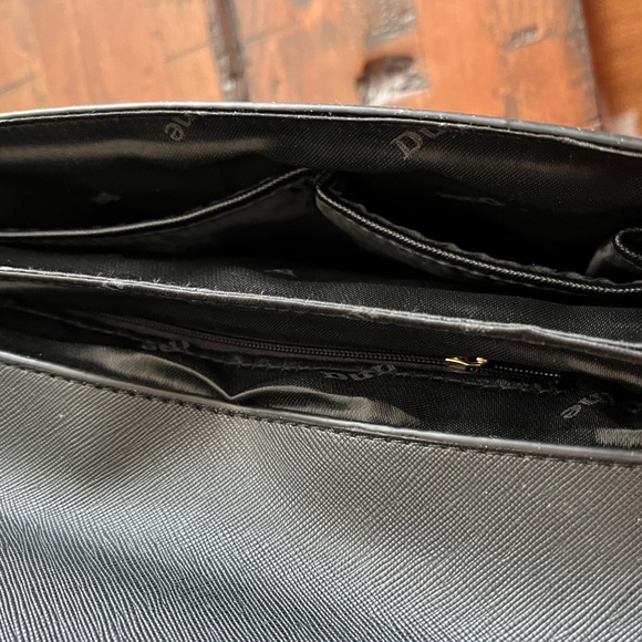 DUNE London Black Oversized Clutch - Picture 8 of 10